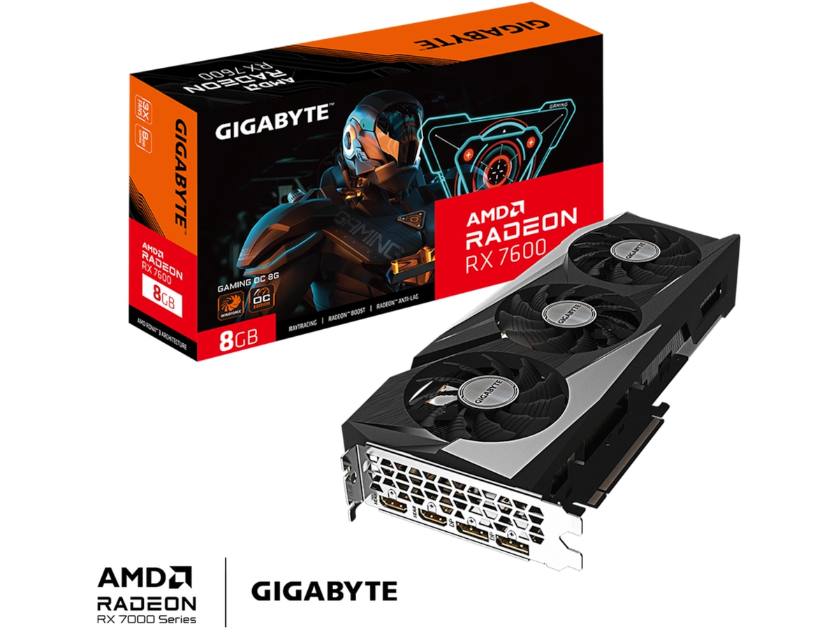 Gigabyte Radeon RX 7600 GAMING OC Grafikkort
