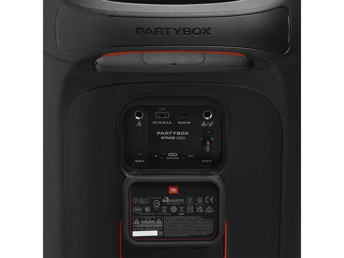 JBL Partybox  STAGE 320 Kraftig festhøjttaler (sort) Trådløs / Bluetooth højttaler