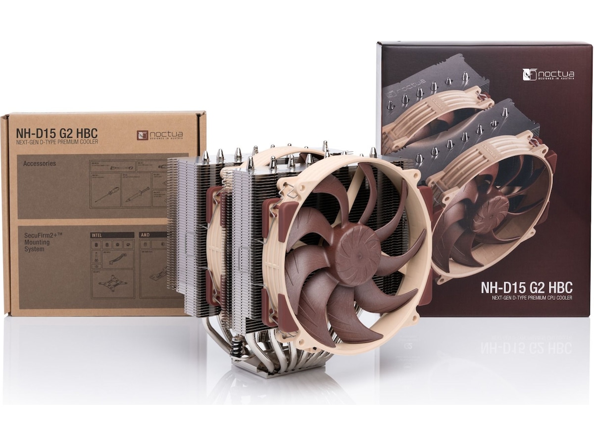Noctua NH-D15 G2 HBC CPU Køler for Intel CPU - Luftkøling