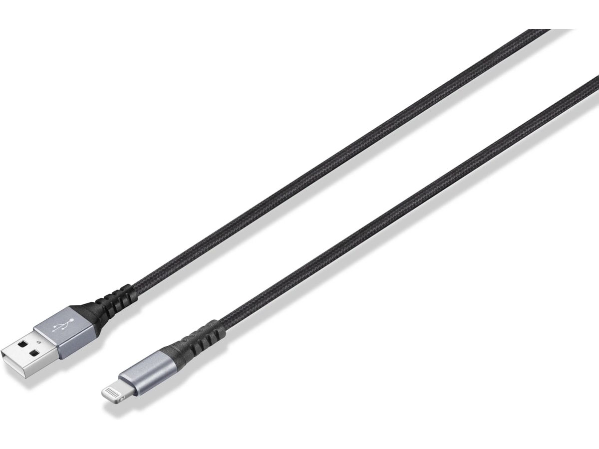 Andersson USB-A til Lightning kabel 3m (sort) USB-kabler