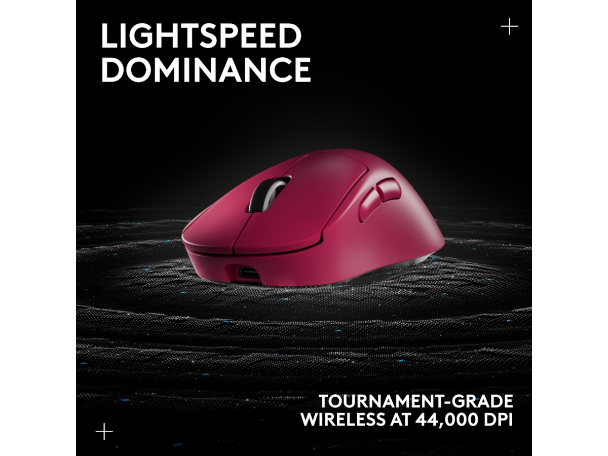 Logitech G Pro X Superlight 2 DEX trådløs gamingmus (lyserød) Gamingmus
