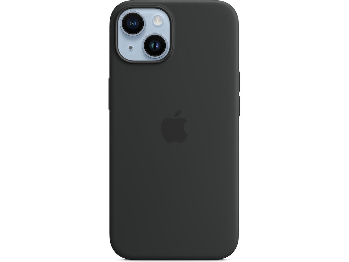 Apple iPhone 14 silikonecover (midnat) Mobilcover