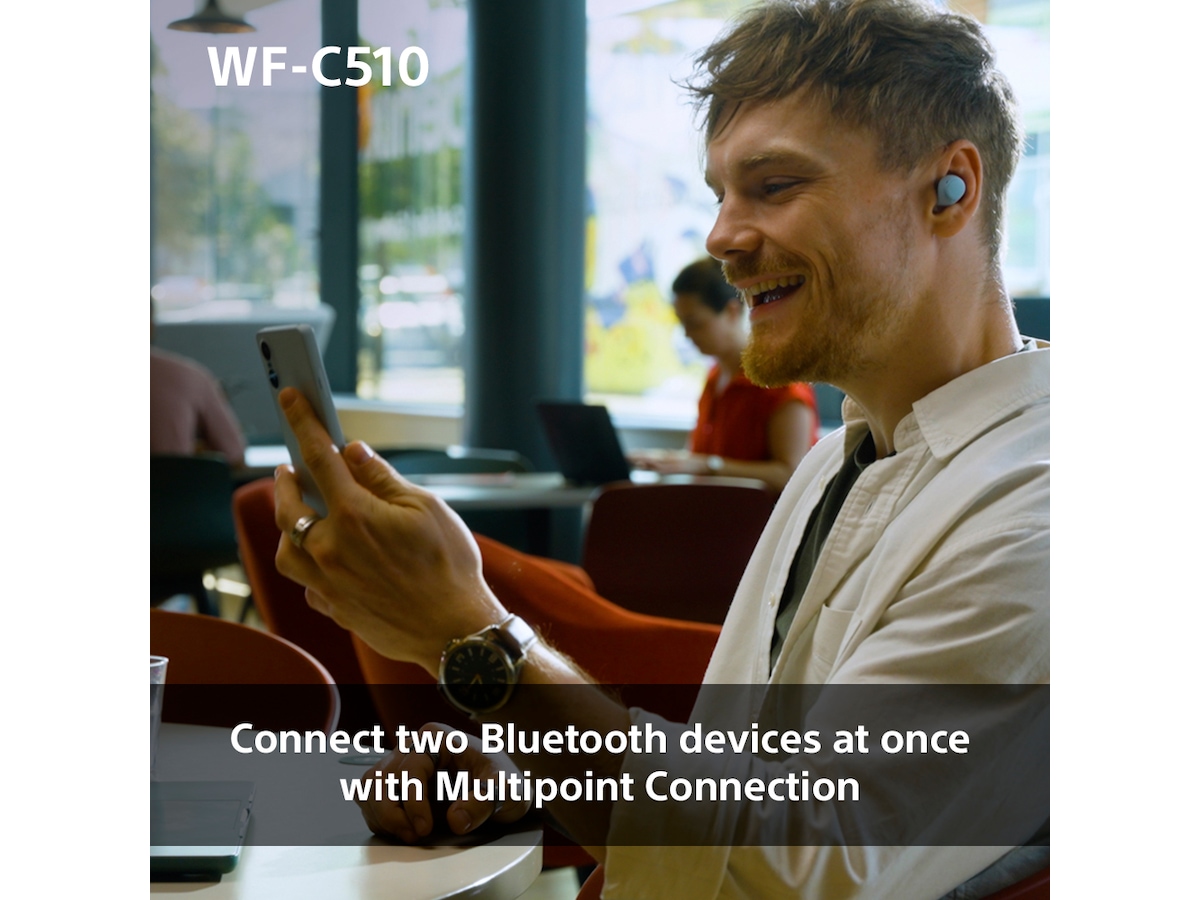 Sony WF-C510 Trådløse høretelefoner, Earbuds med mikrofon (sort) In-ear høretelefoner