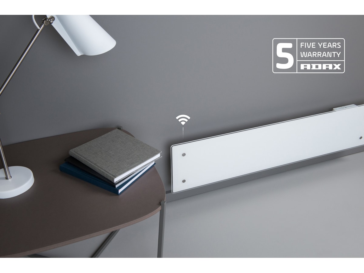 Adax Clea WiFi  panelovn glas 1000W (hvid) Varmepaneler