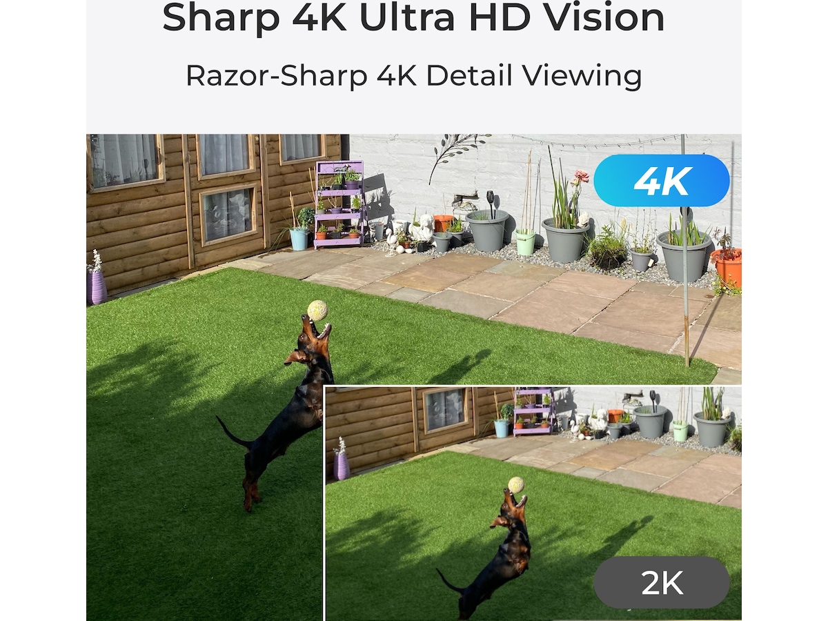 Reolink Argus PT Ultra 4K trådløst utendørs overvåkningskamera Overvågningskameraer