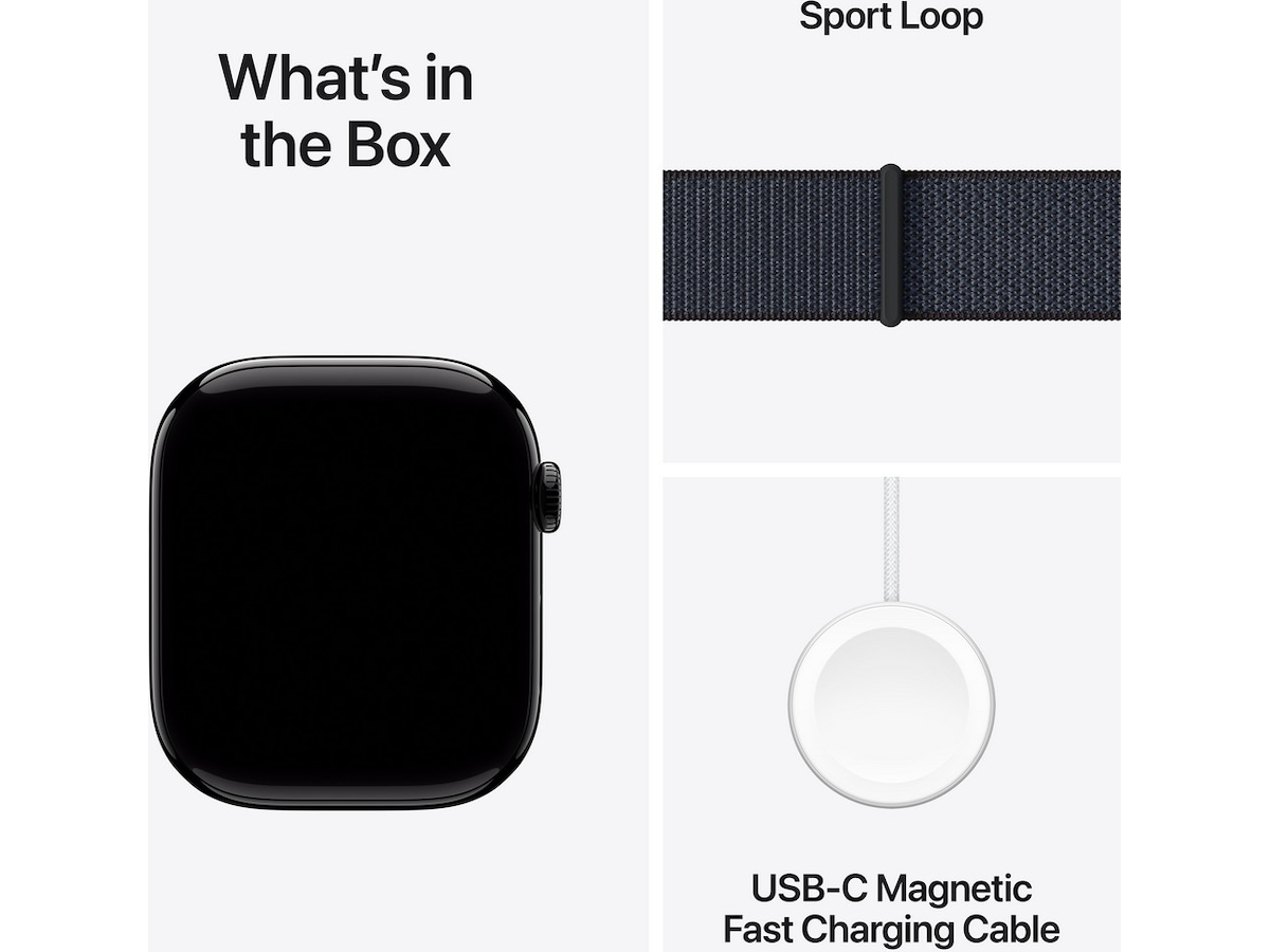 Apple Watch Series 10 46mm GPS Aluminium (pianosort) Smartwatches