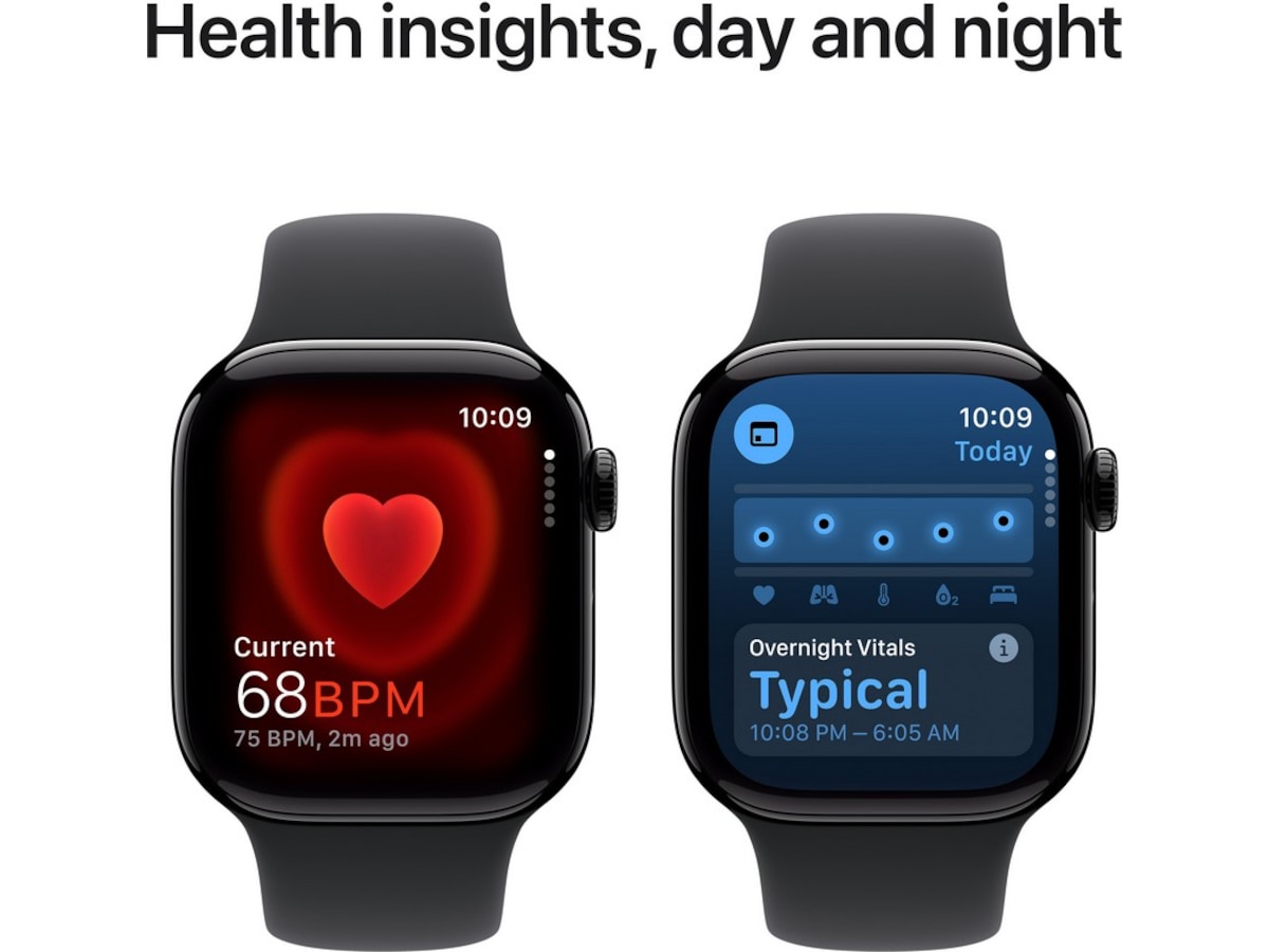 Apple Watch Series 10 GPS + LTE 42mm Aluminium (pianosort) Smartwatches