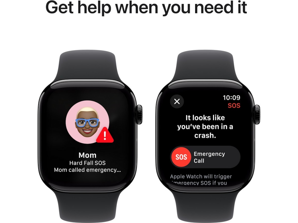 Apple Watch Series 10 GPS + LTE 42mm Aluminium (pianosort) Smartwatches