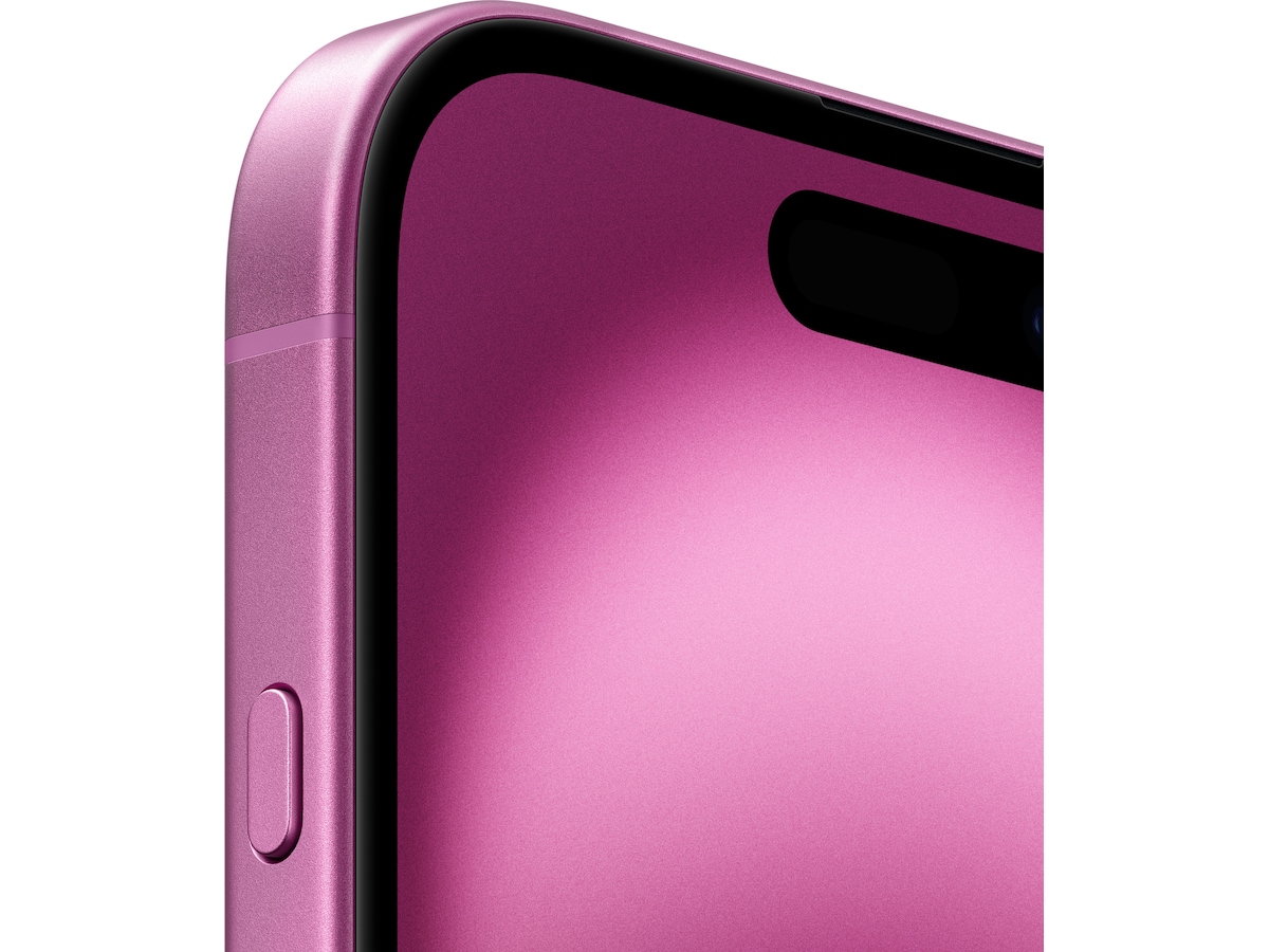 iPhone 16 128GB  (lyserød) Mobiltelefoner