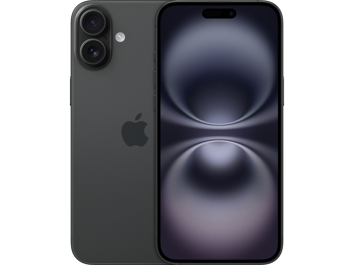 iPhone 16 Plus 128GB  (sort) Mobiltelefoner