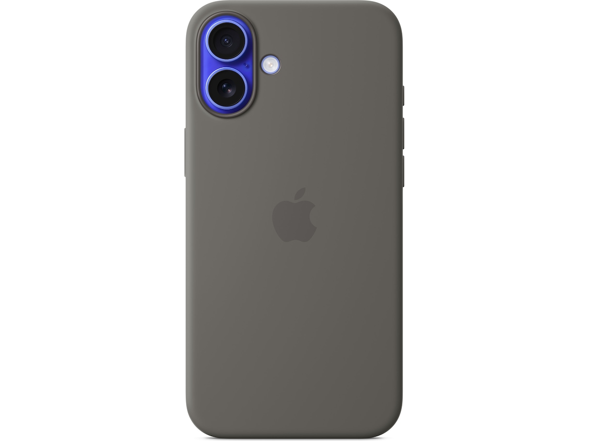 Apple iPhone 16 Plus Silikonecover (granitgrå) Mobilcover