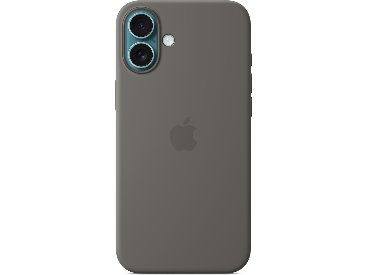 Apple iPhone 16 Plus Silikonecover (granitgrå) Mobilcover