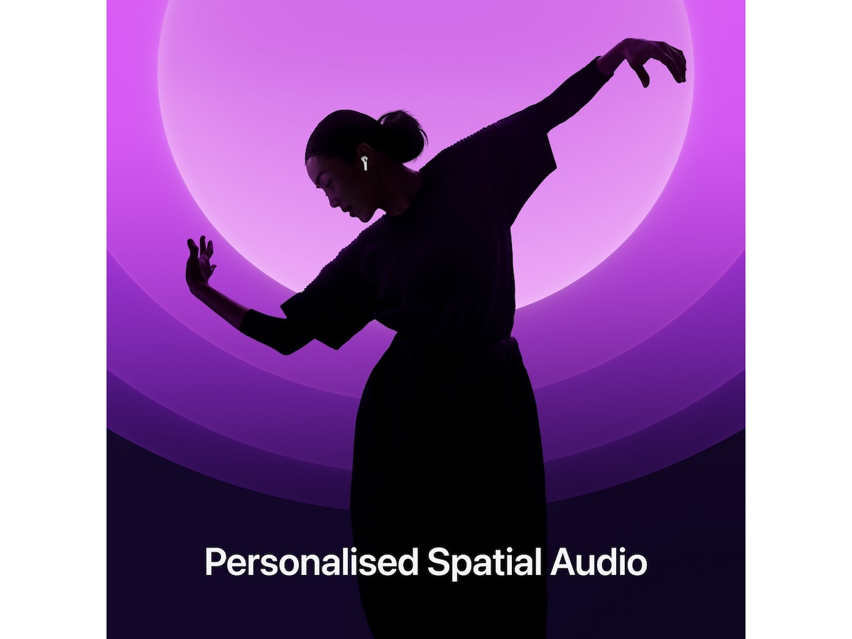 Apple AirPods 4 Aktiv støjreduktion Trådløse høretelefoner, Earbuds (hvid) In-ear høretelefoner