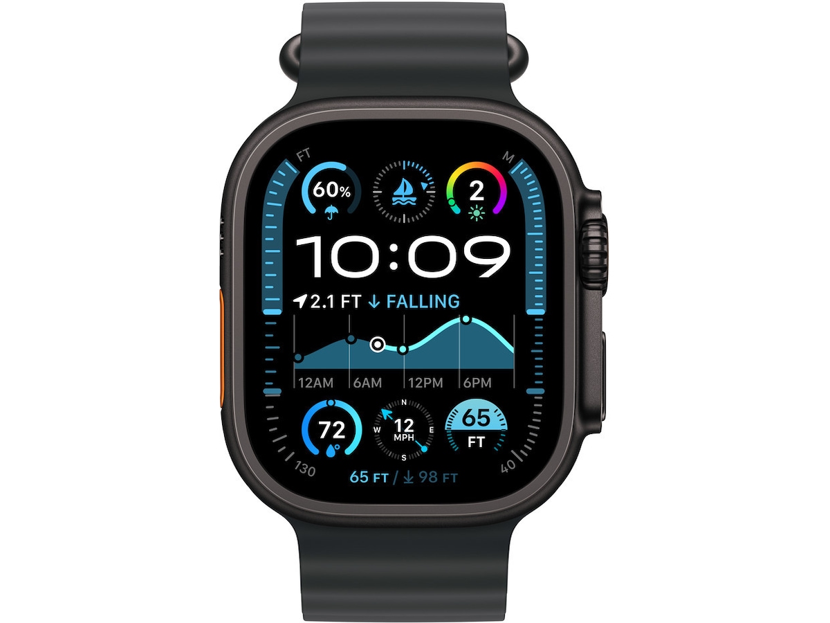 Apple Watch 49mm Black Titanium Ocean Band (black) Rem