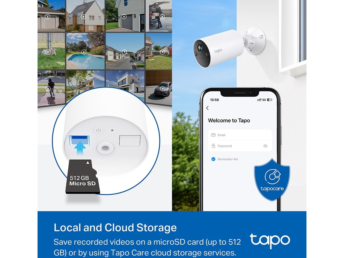 TP-Link Tapo C410 udendørs overvågningskamera Overvågningskameraer