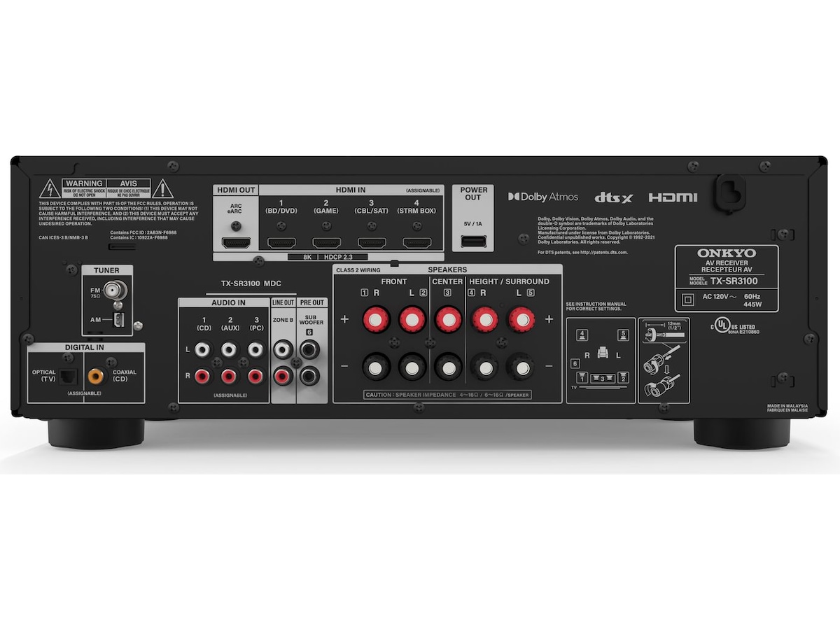 Onkyo TX-SR3100 AV-receiver Receivere