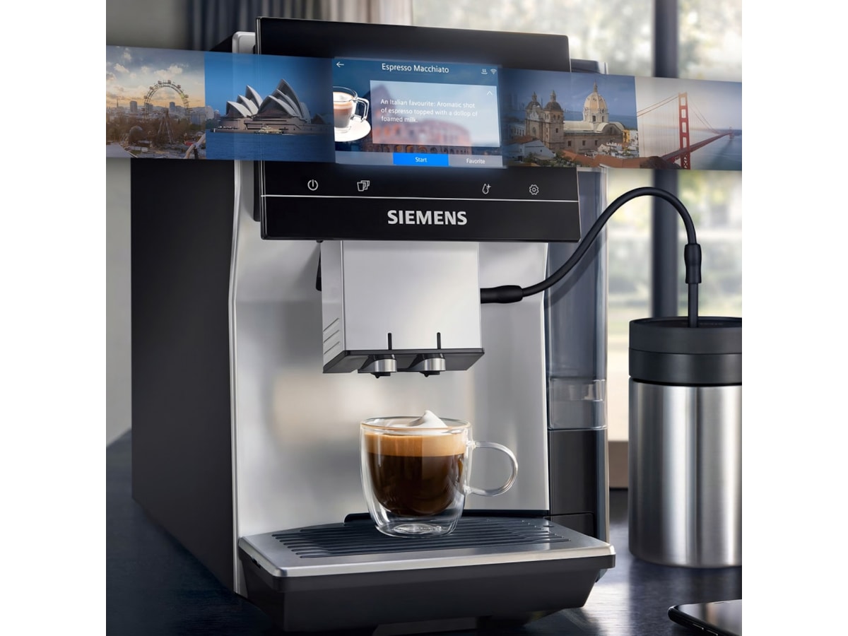 Siemens EQ700 klassisk Automatisk Kaffemaskine (inox/sølv) Espressomaskiner