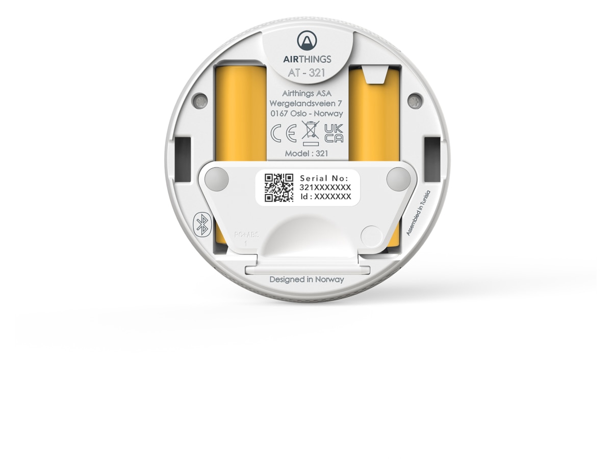 Airthings Wave Enhance luftkvalitetsmonitor Luftkvalitetsmålere