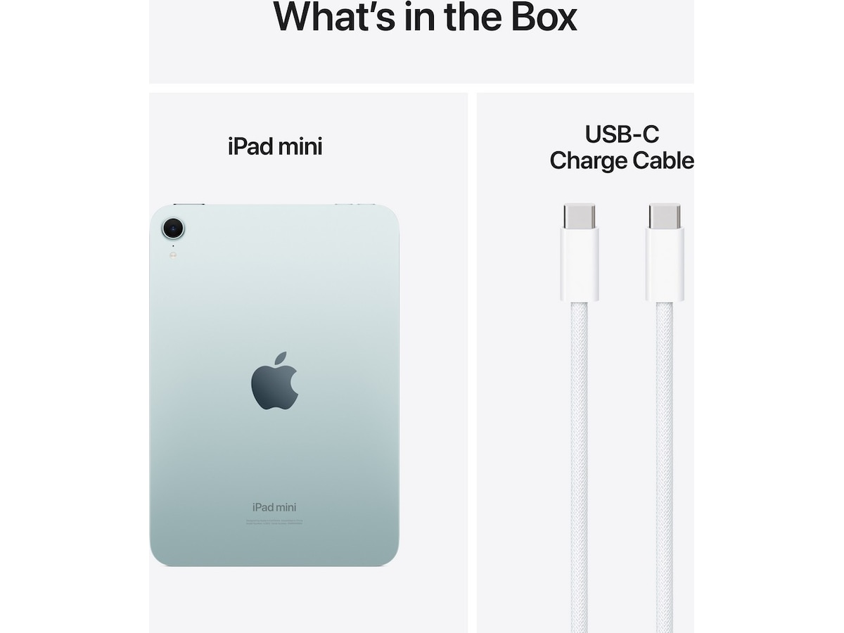 iPad mini (2024) 128GB WiFi (blå) Tablets