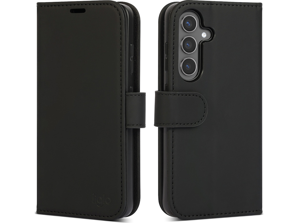 iiglo Galaxy S25 Wallet cover (sort) Mobilcover