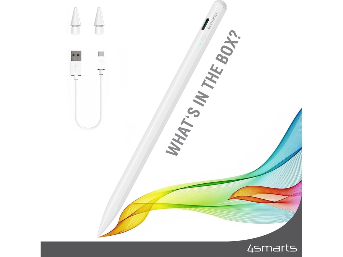 4smarts Pencil Pro 3 iPad stylus (hvid) Tastatur og stylus