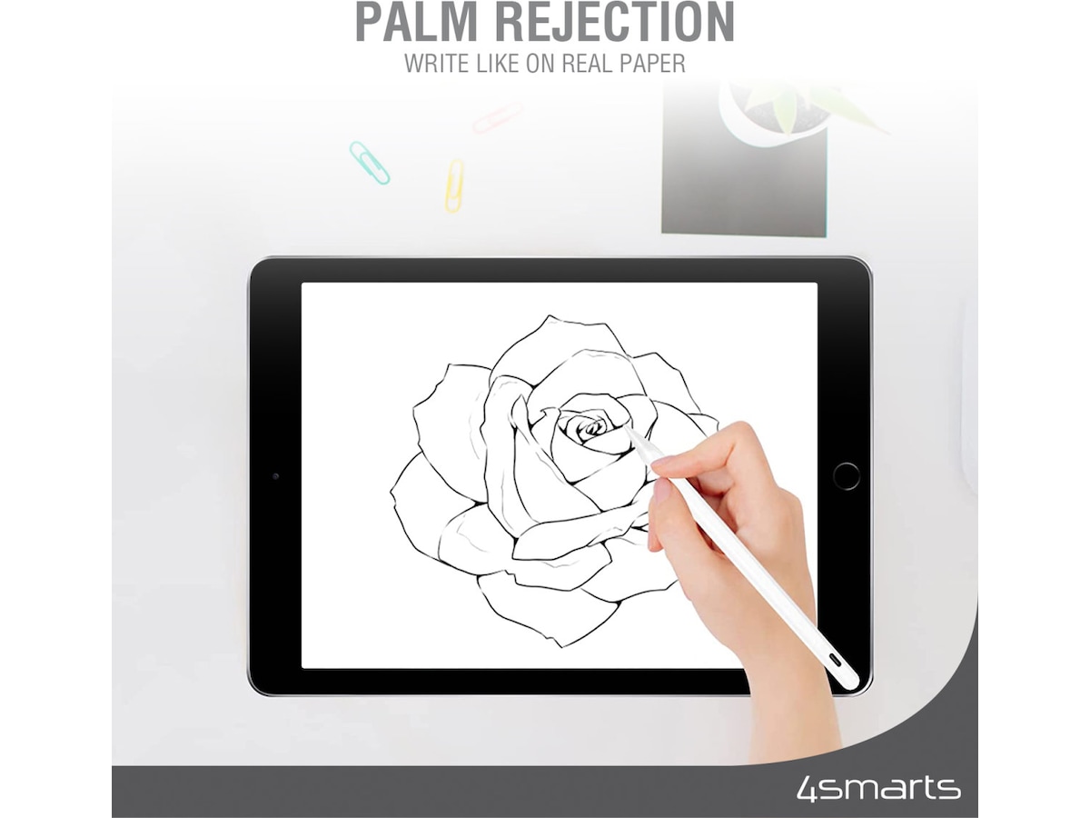 4smarts Pencil Pro 3 iPad stylus (hvid) Tastatur og stylus