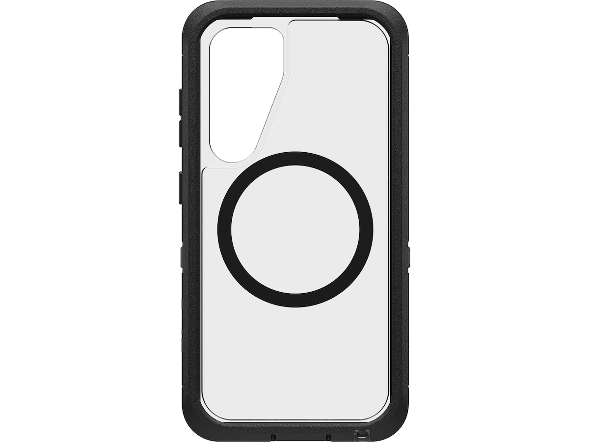 OtterBox Galaxy S25 Defender XT cover (gennemsigtig/sort) Mobilcover