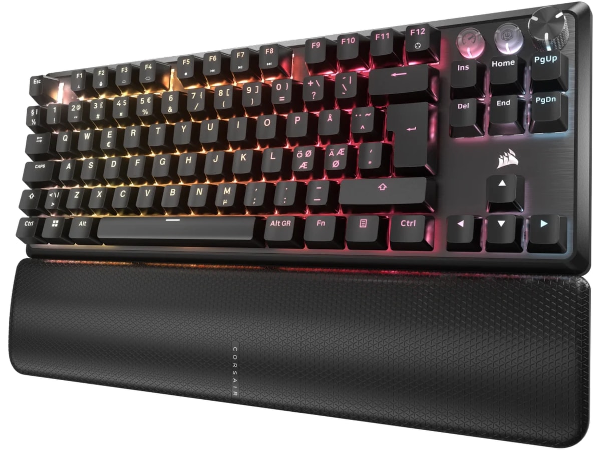 Corsair K70 PRO TKL RGB Gaming Keyboard (sort) Gamingkeyboard