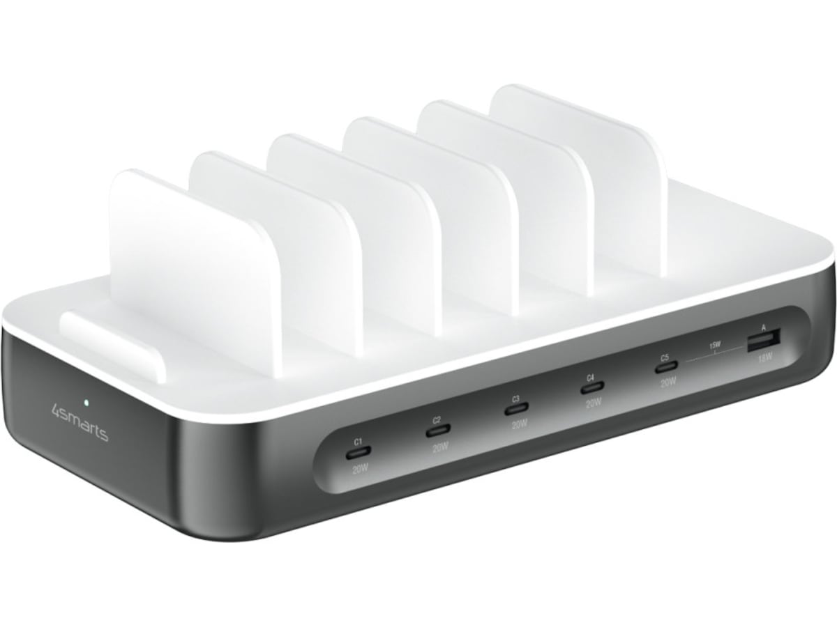 4smarts Team 100W Opladestation (space grey) Ladestation