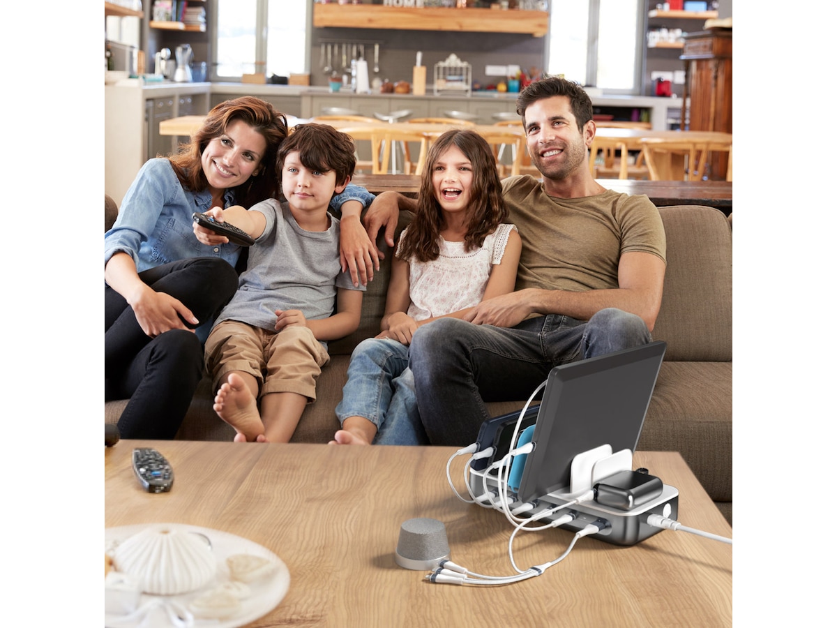 4smarts Team 100W Opladestation (space grey) Ladestation