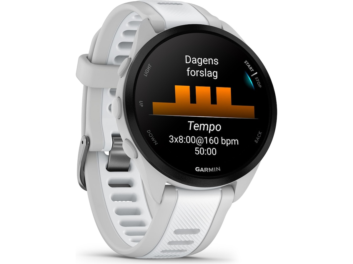 Garmin Forerunner 165 Music 43mm GPS (mist grey/whiteshone) Smartwatches