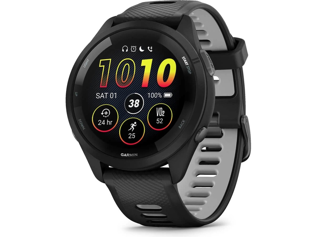 Garmin Forerunner 265 46mm GPS (sort) Smartwatches
