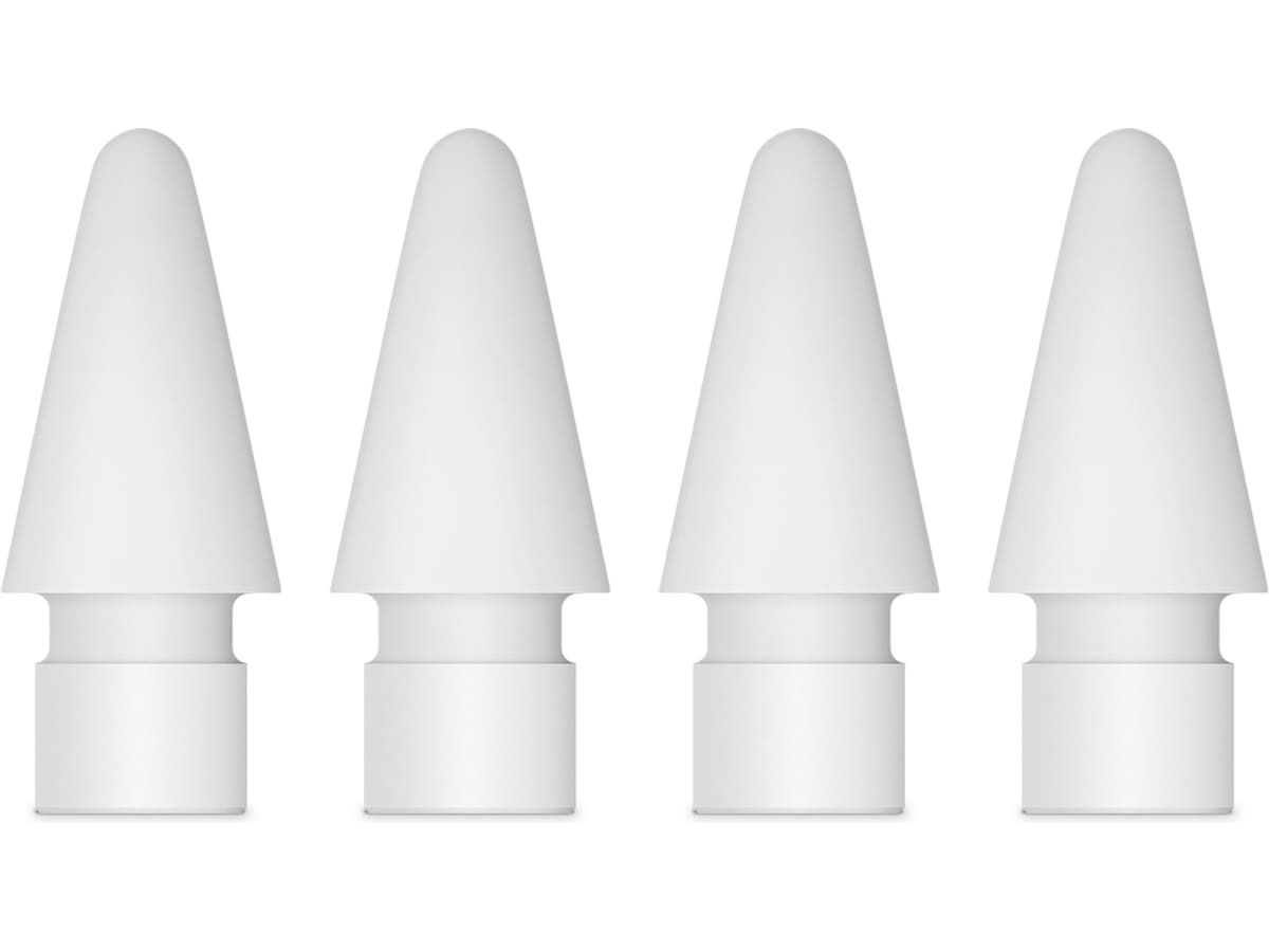 Spidser til Apple Pencil, 4-pack (hvid) Tastatur og stylus