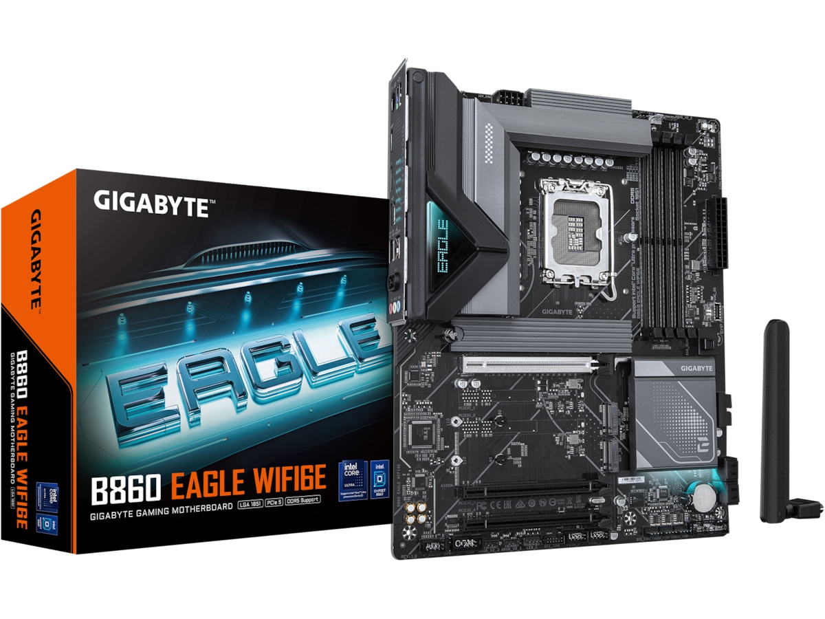 GIGABYTE B860 EAGLE WIFI6E Bundkort Intel Socket