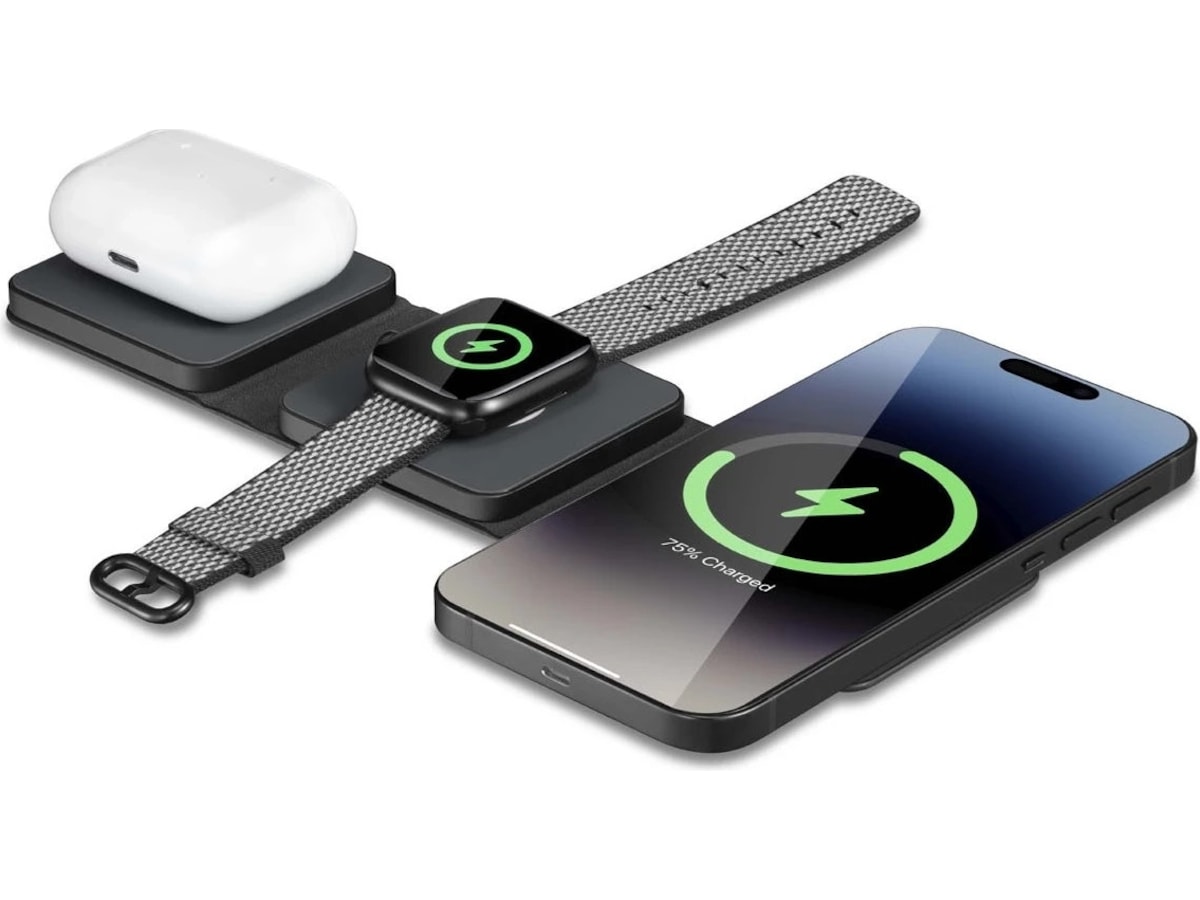 Andersson WSC Q2000 Qi Magnetisk 3-i-1 trådløs oplader Trådløs oplader