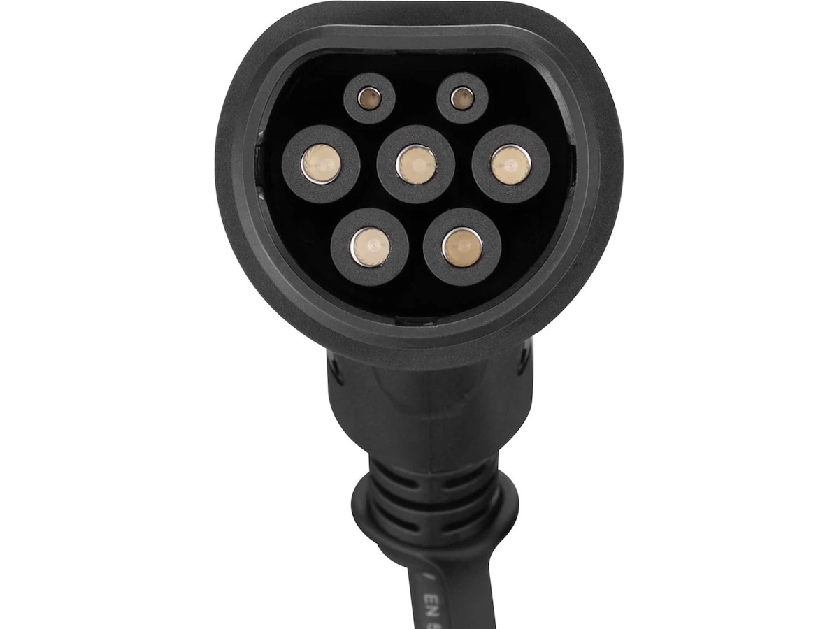 EV-Charge 2500 ladekabel spiral 11 kW 7 m Elektriske bil opladerkabler