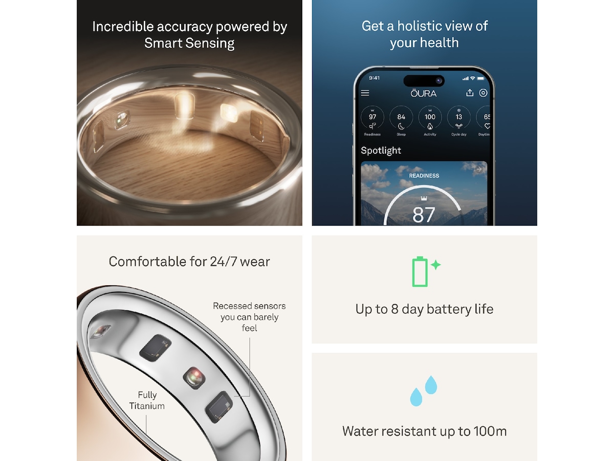 Oura Ring 4 Smart Ring str. 12 (roseguld) Smart ring