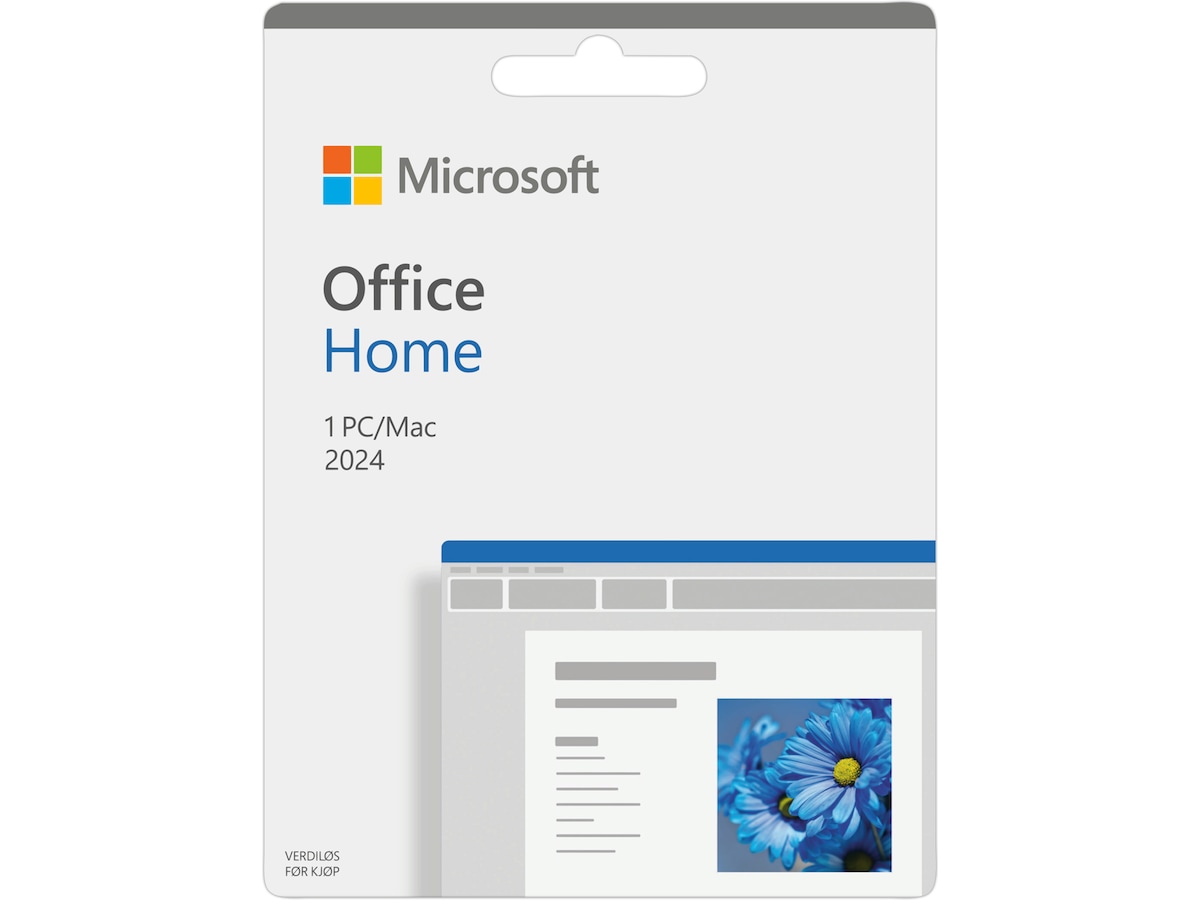 Microsoft Office Home 2024 Kontorprogrammer