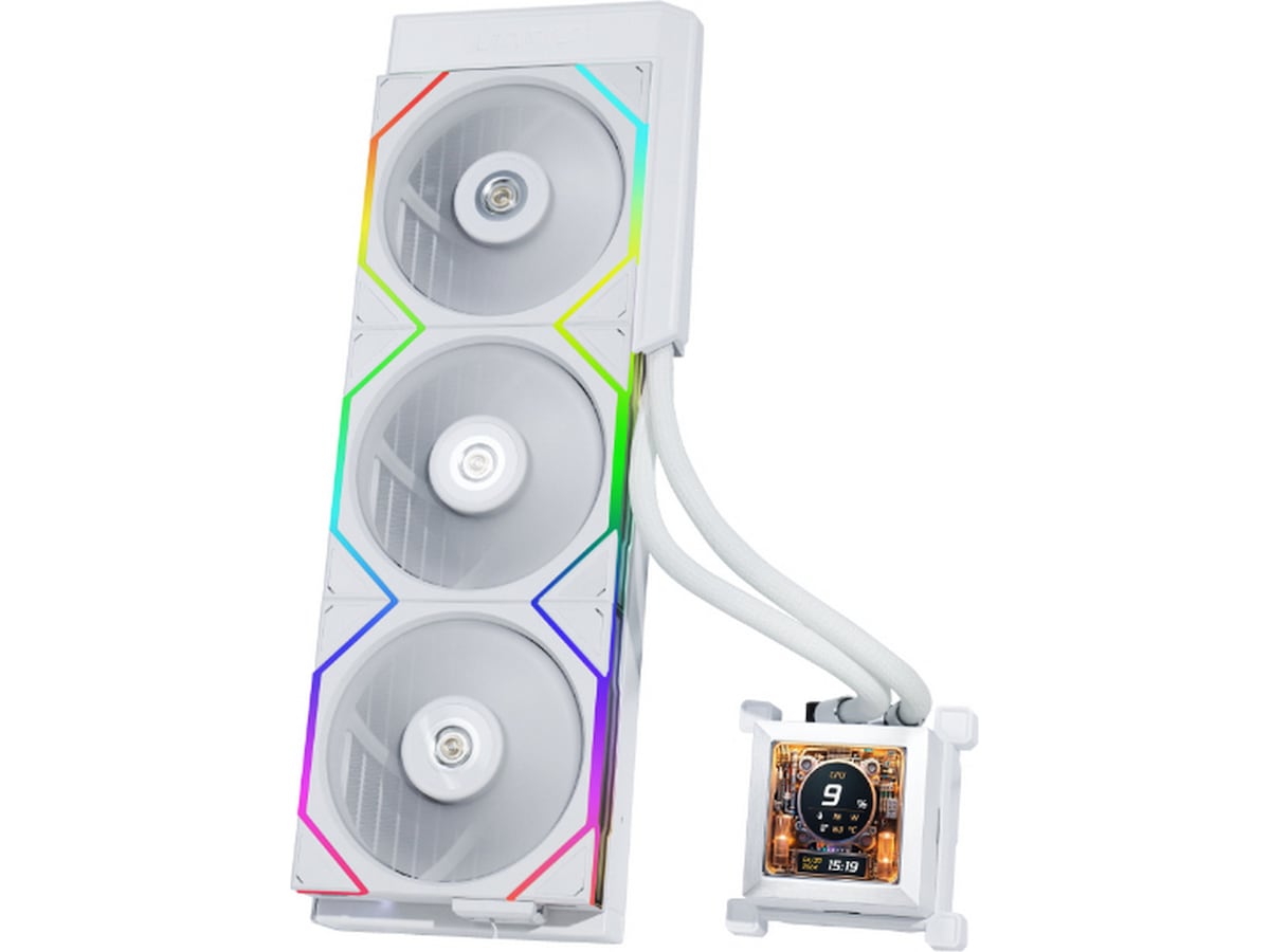 Lian Li HydroShift LCD 360N (hvid) CPU - Vandkøling