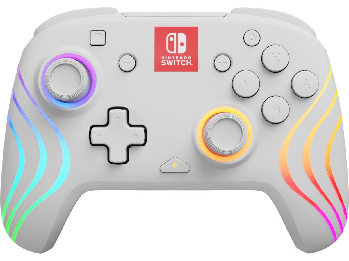 PDP Afterglow Wave Nintendo Switch controller (hvid) Tilbehør til spilkonsoller