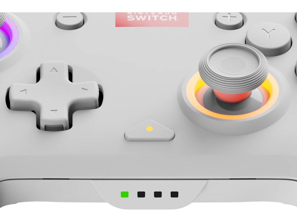 PDP Afterglow Wave Nintendo Switch controller (hvid) Tilbehør til spilkonsoller