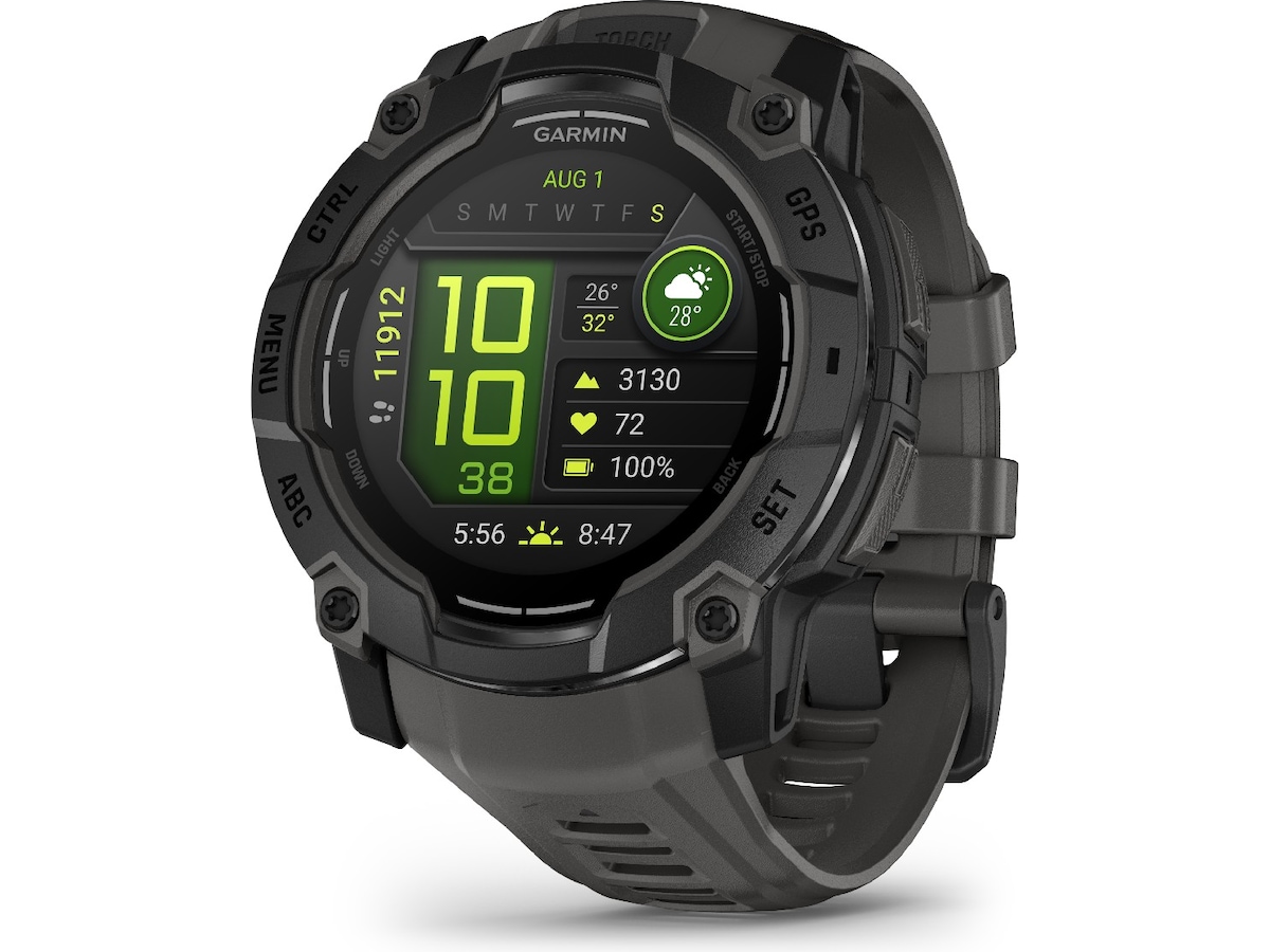 Garmin Instinct 3 AMOLED 50mm (sort/charcoal) Smartwatches