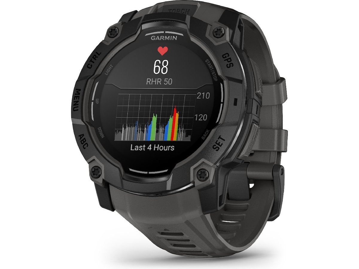 Garmin Instinct 3 AMOLED 50mm (sort/charcoal) Smartwatches