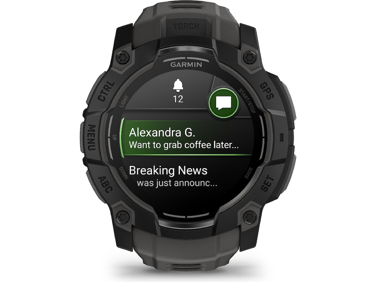 Garmin Instinct 3 AMOLED 50mm (sort/charcoal) Smartwatches