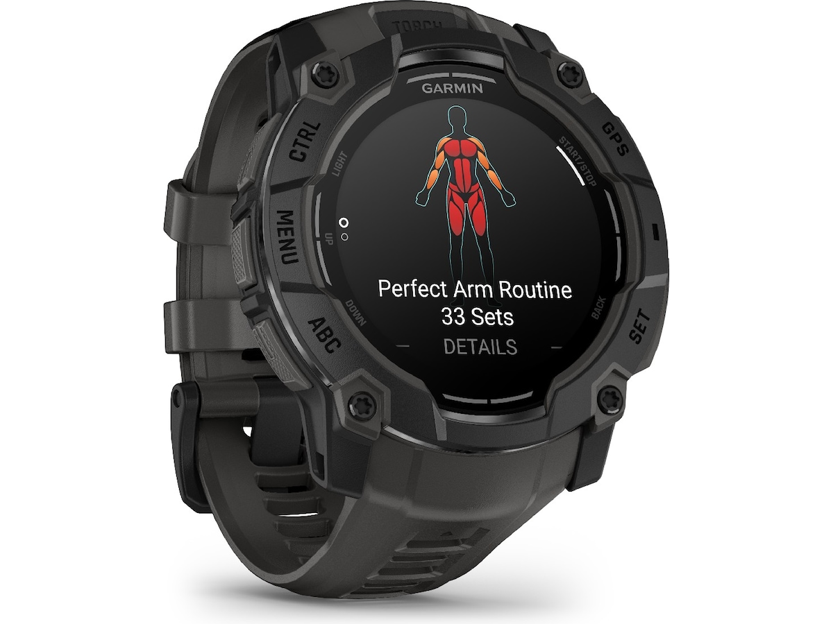 Garmin Instinct 3 AMOLED 50mm (sort/charcoal) Smartwatches