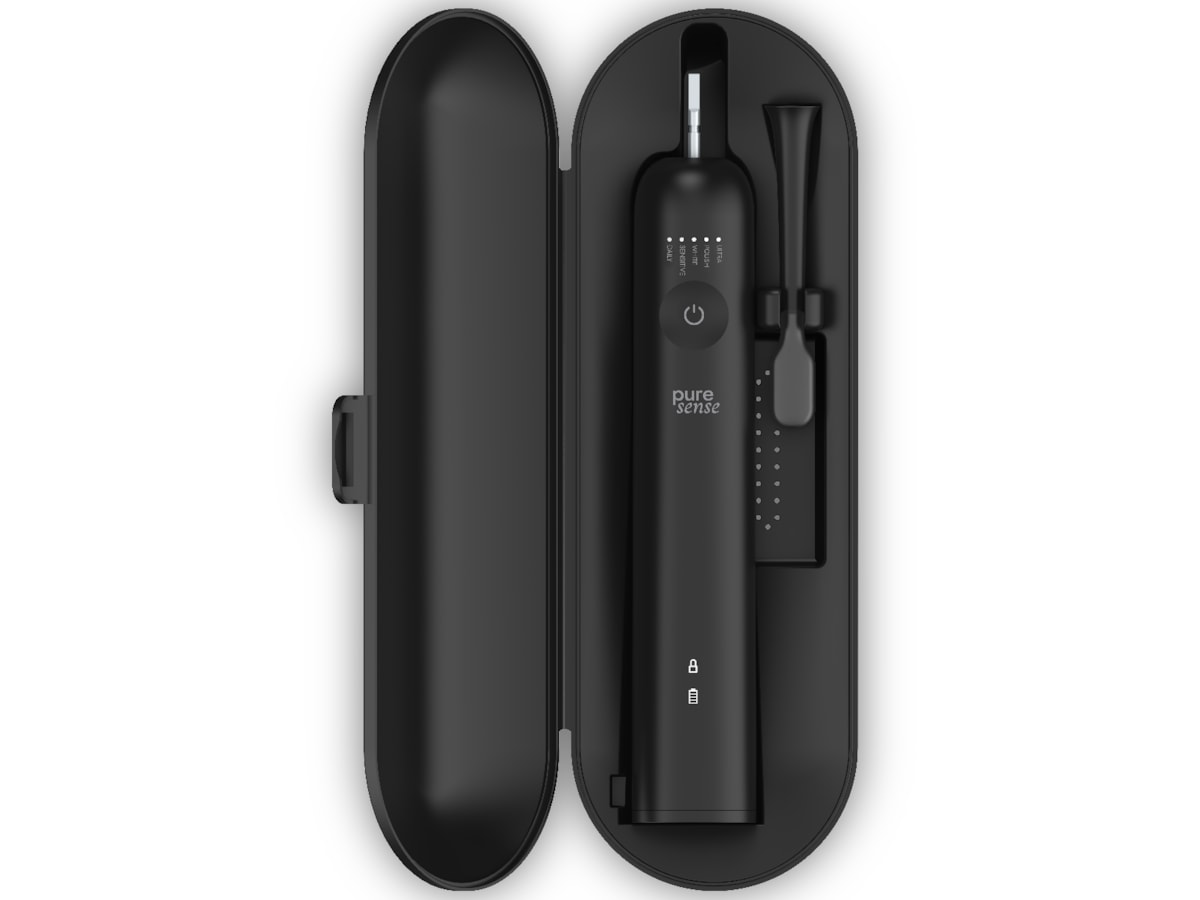 Puresense Dental C Vibrosonic Essential Bundle (sort) Elektriske tandbørster