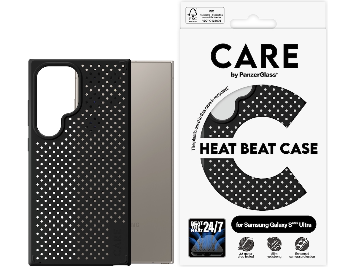 PanzerGlass CARE Galaxy S25 Ultra Heat Beat cover Mobilcover