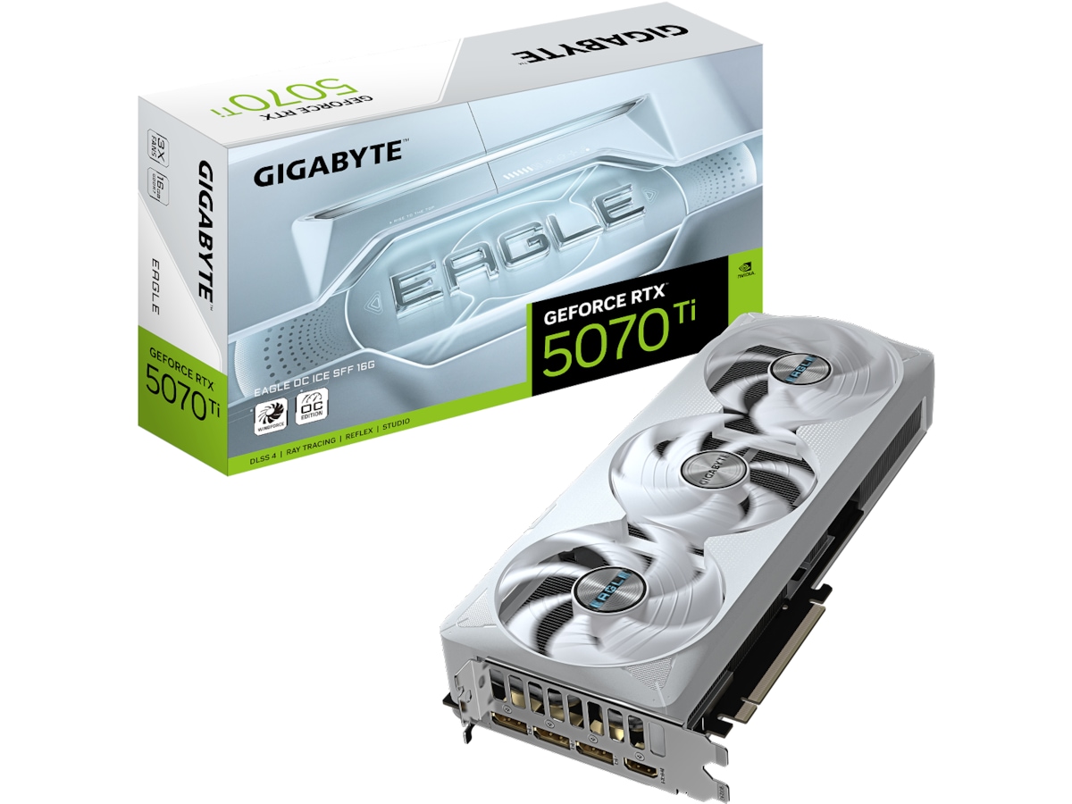 Gigabyte GeForce RTX 5070 Ti EAGLE OC ICE SFF Grafikkort