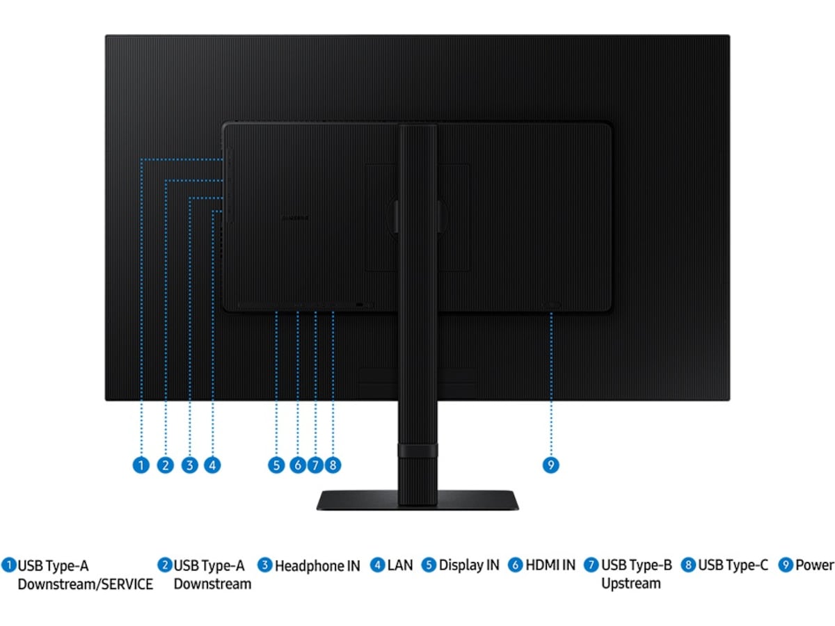 Samsung 32" ViewFinity S8 4K skærm S32D800 Skærme