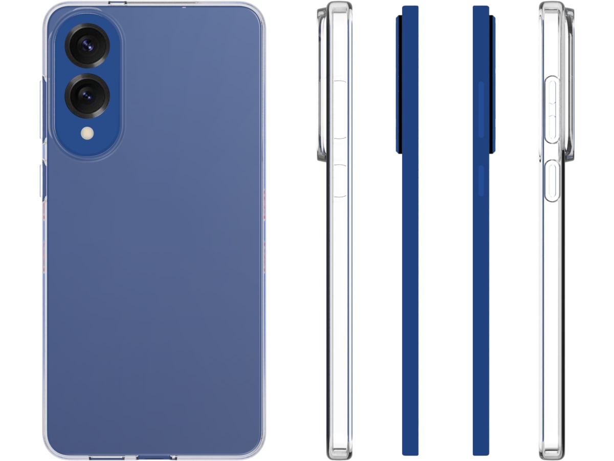 iiglo Galaxy S25 Edge Clear Case (gennemsigtig) Mobilcover